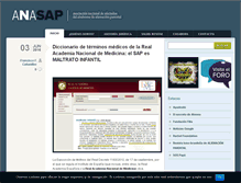 Tablet Screenshot of anasap.org